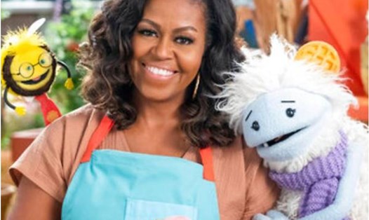 Phu nhân Michelle Obama và vai trò mới trong chương trình truyền hình ẩm thực cho trẻ em sắp được ra mắt. Ảnh: Netflix