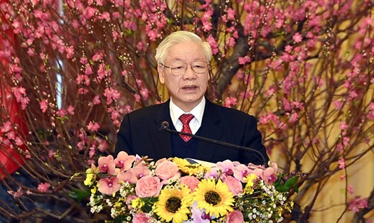 Tổng Bí thư, Chủ tịch Nước Nguyễn Phú Trọng. Ảnh Nhật Bắc/VGP