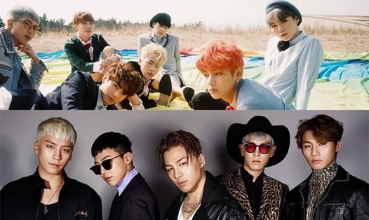 BTS, BIG BANG có các ca khúc mang giai điệu tươi vui, hợp để nghe vào năm mới. Ảnh: MV.