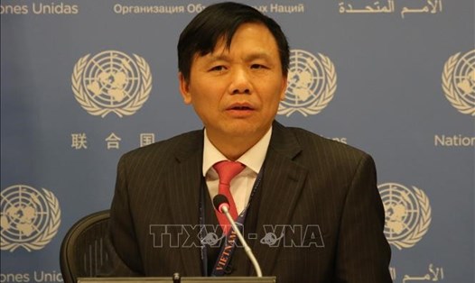 Đại sứ Đặng Đình Quý, Trưởng Phái đoàn Việt Nam tại Liên Hợp Quốc. Ảnh: TTXVN.
