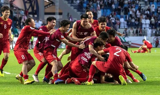 Các trận đấu của tuyển Việt Nam tại vòng loại World Cup 2022 sẽ được phát sóng rộng khắp Châu Âu. Ảnh: AFP.