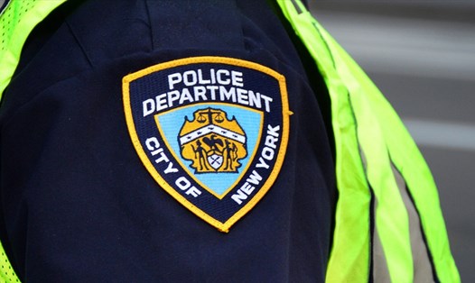 Logo của cảnh sát New York, Mỹ. Ảnh: AFP