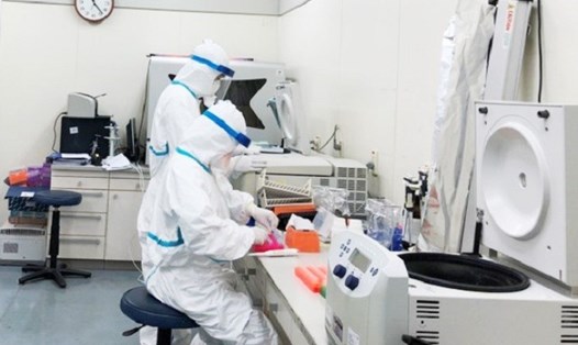 Các đơn vị chuẩn bị các điều kiện cần thiết để sẵn sàng cho việc xét nghiệm SARS-CoV-2. Ảnh: Hương Giang