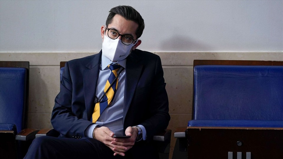 Phó Thư ký báo chí Nhà Trắng T.J. Ducklo trong chính quyền Tổng thống Joe Biden. Ảnh: AFP