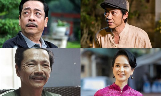 Các tên tuổi gạo cội của màn ảnh Việt. Ảnh: NSCC, ĐPCC.