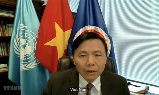 Đại sứ Đặng Đình Quý, Trưởng Phái đoàn đại diện thường trực Việt Nam tại Liên Hợp Quốc. Ảnh: TTXVN