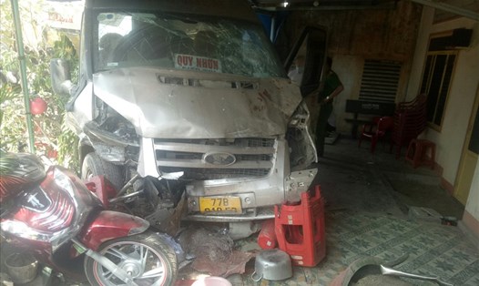 Hiện trường vụ tai nạn giao thông tại tỉnh Bình Định trong ngày Tết Tân Sửu vừa qua. Ảnh: Cục CSGT.