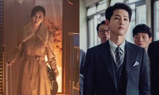 Cả “The Penthouse 2” của Kim So Yeon lẫn “Vincenzo” của Song Joong Ki đều có rating cao. Ảnh cắt phim.