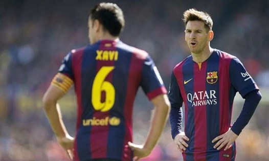 Messi nhiều khả năng sẽ phá sâu kỷ lục của Xavi nếu tiếp tục gắn bó với Barcelona. Ảnh: AFP.