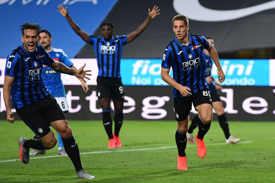 Atalanta giành chiến thắng 4-2 trước Napoli để có động lực lớn trước khi gặp Real Madrid ở Champions League. Ảnh: Serie A