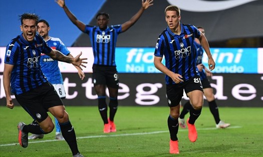 Atalanta giành chiến thắng 4-2 trước Napoli để có động lực lớn trước khi gặp Real Madrid ở Champions League. Ảnh: Serie A