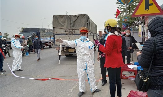 Nhiều điểm được dỡ bỏ cách ly y tế tại thị xã Kinh Môn và huyện Ninh Giang, Hải Dương. Ảnh N.H
