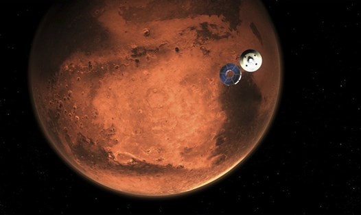 Tàu vũ trụ mới nhất của NASA đã thành công đáp xuống sao Hỏa hôm 18.2. Ảnh: NASA
