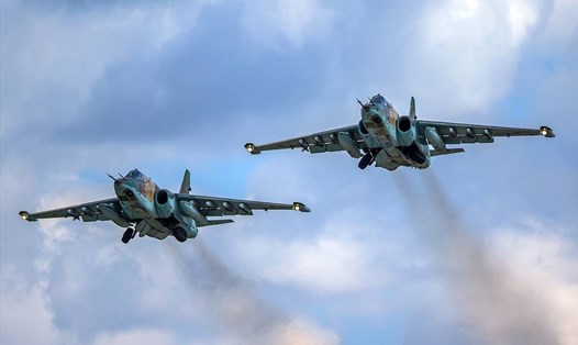 Sukhoi-25 của Nga ở Syria. Ảnh: AFP