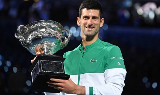 Novak Djokovic lần thứ 9 lên ngôi vô địch tại Australia Open. Ảnh: AFP