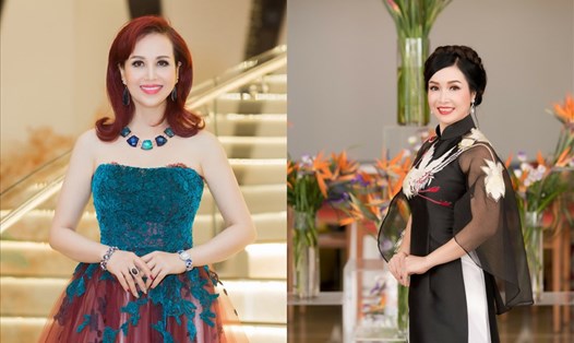 Bùi Bích Phương và Diệu Hoa là hai Hoa hậu Việt Nam có hôn nhân viên mãn. Ảnh: NVCC.
