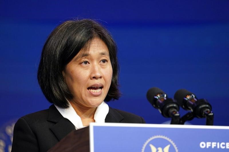 Bà Katherine Tai, ứng viên Đại diện Thương mại Mỹ. Ảnh: AFP