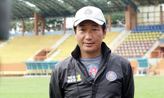 Ông Shimoda được bổ nhiệm làm huấn luyện viên đội Sài Gòn từ ngày 24.2. Ảnh: Vương Anh.