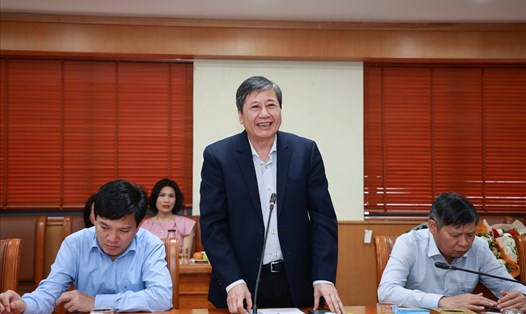 Ông Trần Thanh Hải, Phó Chủ tịch Thường trực Tổng LĐLĐVN phát biểu tại hội nghị. Ảnh: Hải Nguyễn