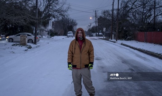 Phần lớn người gốc Việt sinh sống và làm việc tại bang Texas, Mỹ, đều bị ảnh hưởng bởi đợt bão tuyết và lạnh kỷ lục. Ảnh: AFP.