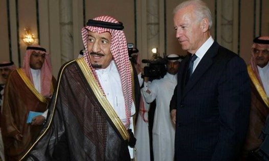 Tổng thống Joe Biden cho biết cuộc điện đàm ngày 25.2 với Quốc vương Saudi Arabia đã diễn ra tốt đẹp. Ảnh: AFP