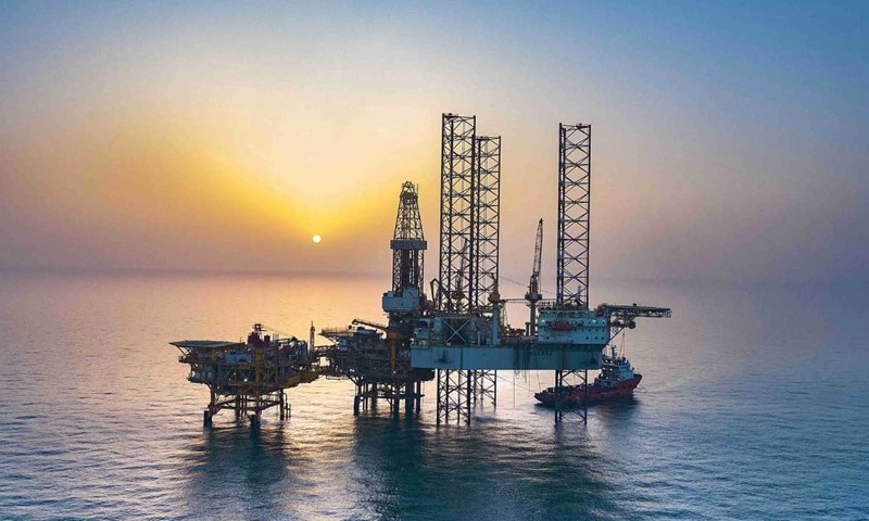 Giàn khoan của Tập đoàn Dầu khí Hải dương Trung Quốc. Ảnh: Xinhua