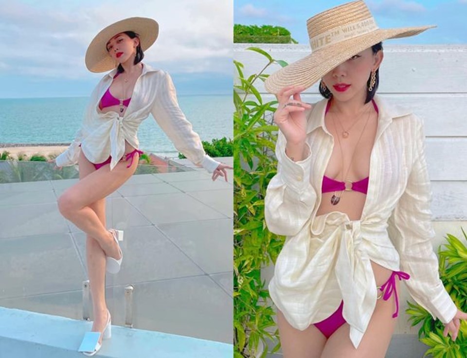 Tóc Tiên khoe dáng trong bộ bikini nóng bỏng. Ảnh: NSCC. Tóc Tiên khoe dáng trong bộ bikini nóng bỏng. Ảnh: NSCC.