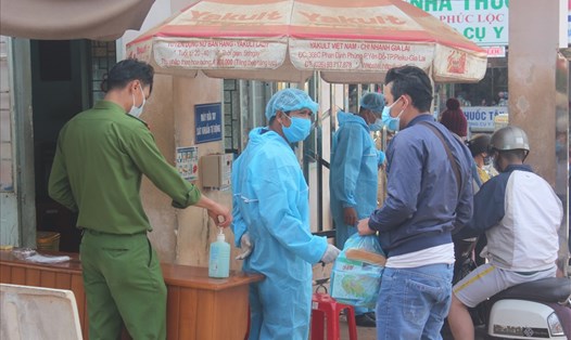 Tỉnh Gia Lai đã ra thông báo truy vết ca bệnh dương tính SARS-CoV-2 ở TP.Pleiku. Ảnh TTuấn