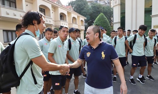 "Bầu" Bình cam kết đưa nhiều cầu thủ Sài Gòn nói riêng và bóng đá Việt Nam nói chung sang Nhật Bản trong tương lai gần. Ảnh: Fanpage đội bóng