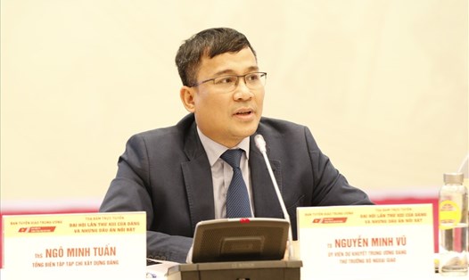 TS Nguyễn Minh Vũ - Thứ trưởng Bộ Ngoại giao. Ảnh T.Vương