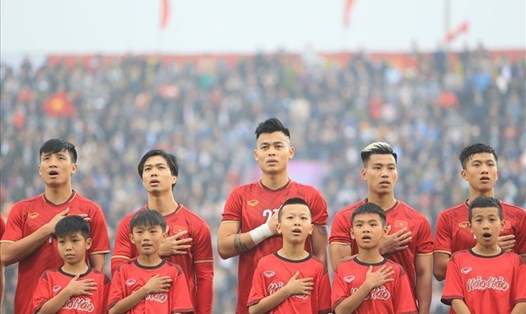 Tuyển Việt Nam nhiều khả năng thi đấu 3 trận còn lại của vòng loại World Cup gặp UAE, Indonesia và Malaysia tại UAE trong tháng 6.2021. Ảnh: Hoài Thu.