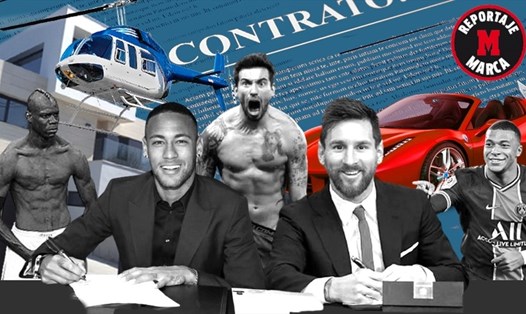 Thế giới bóng đá còn có những cầu thủ ký hợp đồng với các điều khoản "dị" hơn nhiều so với Lionel Messi. Ảnh: Marca