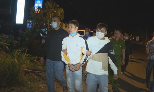Đỗ Thị Hào bị lực lượng chức năng bắt giữ sau khi gây án. Ảnh: T.X