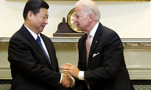Ông Joe Biden và ông Tập Cận Bình trong một lần gặp mặt. Ảnh: AFP