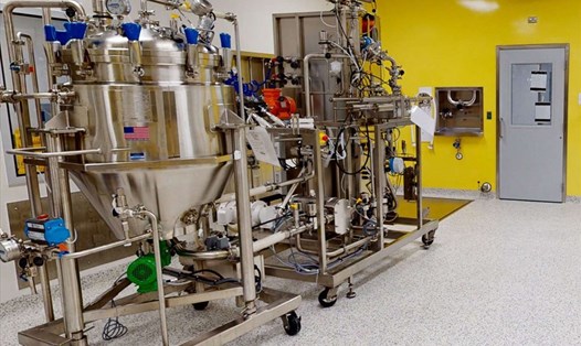 Bên trong nhà máy sản xuất vaccine COVID-19 của Pfizer ở Andover, Massachusetts, Mỹ. Ảnh: Pfizer