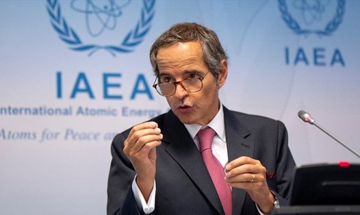 Giám đốc Cơ quan Năng lượng Nguyên tử Quốc tế (IAEA) Rafael Grossi. Ảnh: AFP.