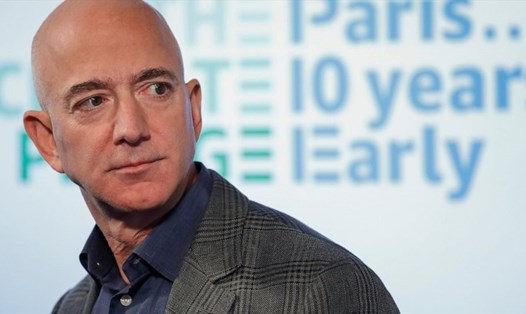 Tỉ phú giàu nhất thế giới Jeff Bezos. Ảnh: AFP