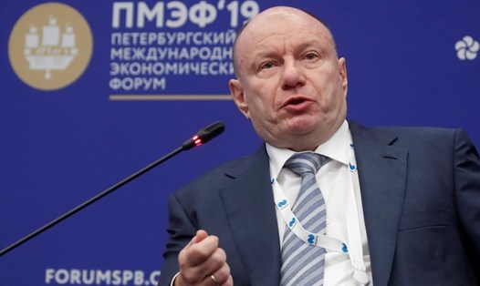 Tỉ phú Nga Vladimir Potanin nộp phạt 2 tỉ USD. Ảnh: AFP