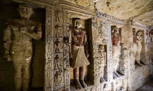 Một lăng mộ Ai Cập cổ đại. Ảnh: AFP