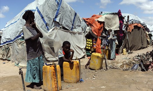 Nạn đói ở nhiều khu vực không chỉ do thiếu thương lực mà do xung đột kéo dài. Ảnh: AFP