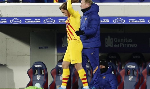 "Bất cứ khi nào Antoine Griezmann có mặt trên sân là Barcelona như thể đá với 10 người", Hristo Stoichkov. Ảnh: AFP