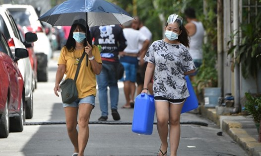 Một khu phố ở Manila, Philippines. Ảnh: AFP.