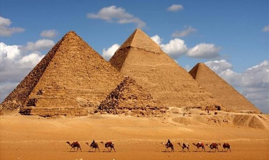 Kim tự tháp Ai Cập. Ảnh: AFP