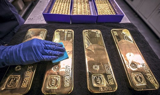 Nga là một trong những nước dự trữ vàng lớn trên thế giới. Ảnh: AFP