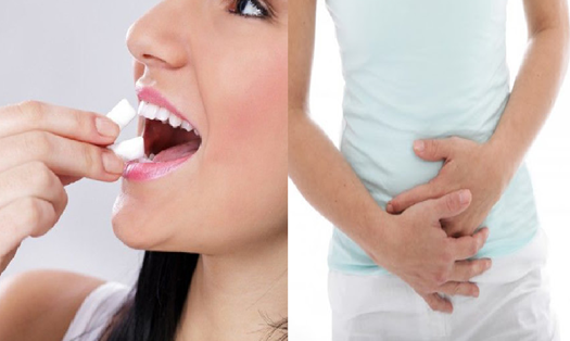 Việc nhai kẹo cao su sẽ giúp cơ hàm hoạt động, từ đó giảm bớt cảm giác thèm ăn. Đồ họa: Minh Quang