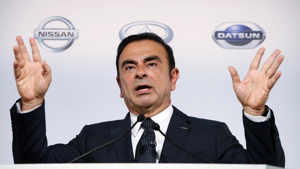 Cựu Chủ tịch Nissan Carlos Ghosn. Ảnh: AFP
