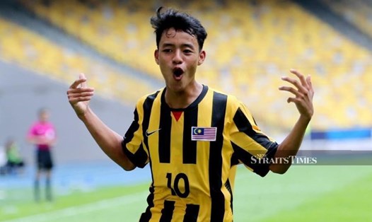 Luqman Hakim sẽ là ngôi sao đáng chú ý nhất của đội U19 Malaysia dự SEA Games 31 tại Việt Nam. Ảnh: NST.
