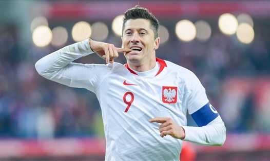 Với Robert Lewandowski, sức mạnh tấn công của đội tuyển Ba Lan sẽ được tăng cường ở trận gặp đội tuyển Anh. Ảnh: AFP