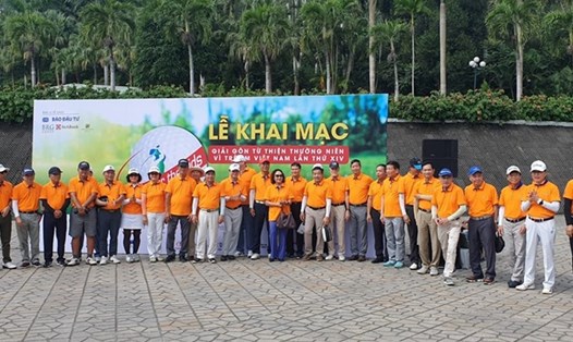 Giải golf từ thiện thường niên Vì trẻ em Việt Nam lần thứ 14 – Swing for the Kids 2020 có sự tham dự của hơn 155 golfer. Ảnh: Thuý Hà