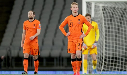 Đội tuyển Hà Lan gây thất vọng nhất với thất bại đậm ngay ngày ra quân. Ảnh: AFP